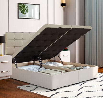 Cube Ottoman Bed with Spacious Storage