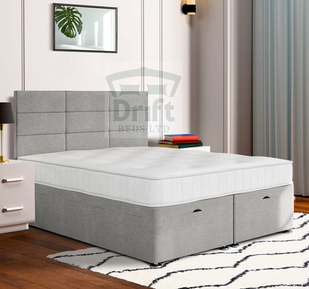 Durham Ottoman Bed Set with Upholster Headboard - Image 3