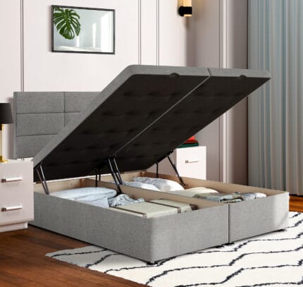 Durham Ottoman Bed Set with Upholster Headboard