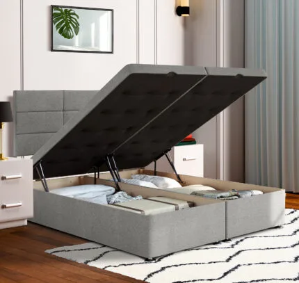 Durham Ottoman Bed Set with Upholster Headboard