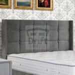 Royal Wing Divan Bed with Luxury Cube Pattern - Image 2