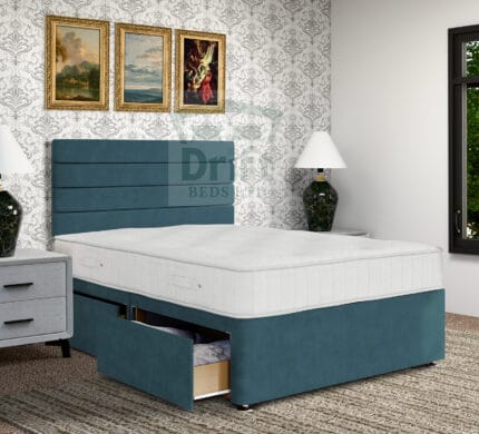 Mallard Ottoman Divan Bed Horizontal Panel Design