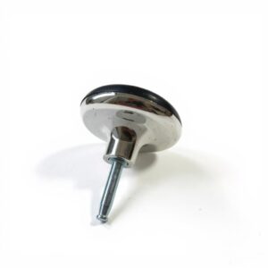 Modern Chrome Bed Glides | Replacement Feet for Divan & Ottoman Beds - Image 3