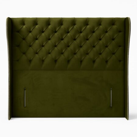 Premium Robin Wing Headboard - Button Tufted Design with Wing Back Style