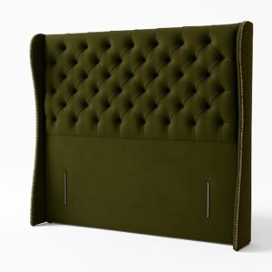 Premium Robin Wing Headboard - Button Tufted Design with Wing Back Style - Image 2